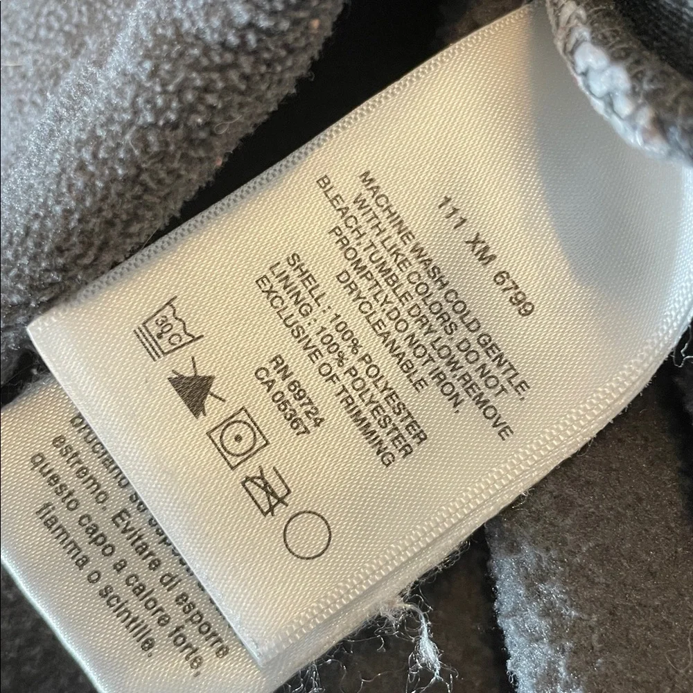 X3- Columbia XL Charcoal Full-Zip Fleece Jacket